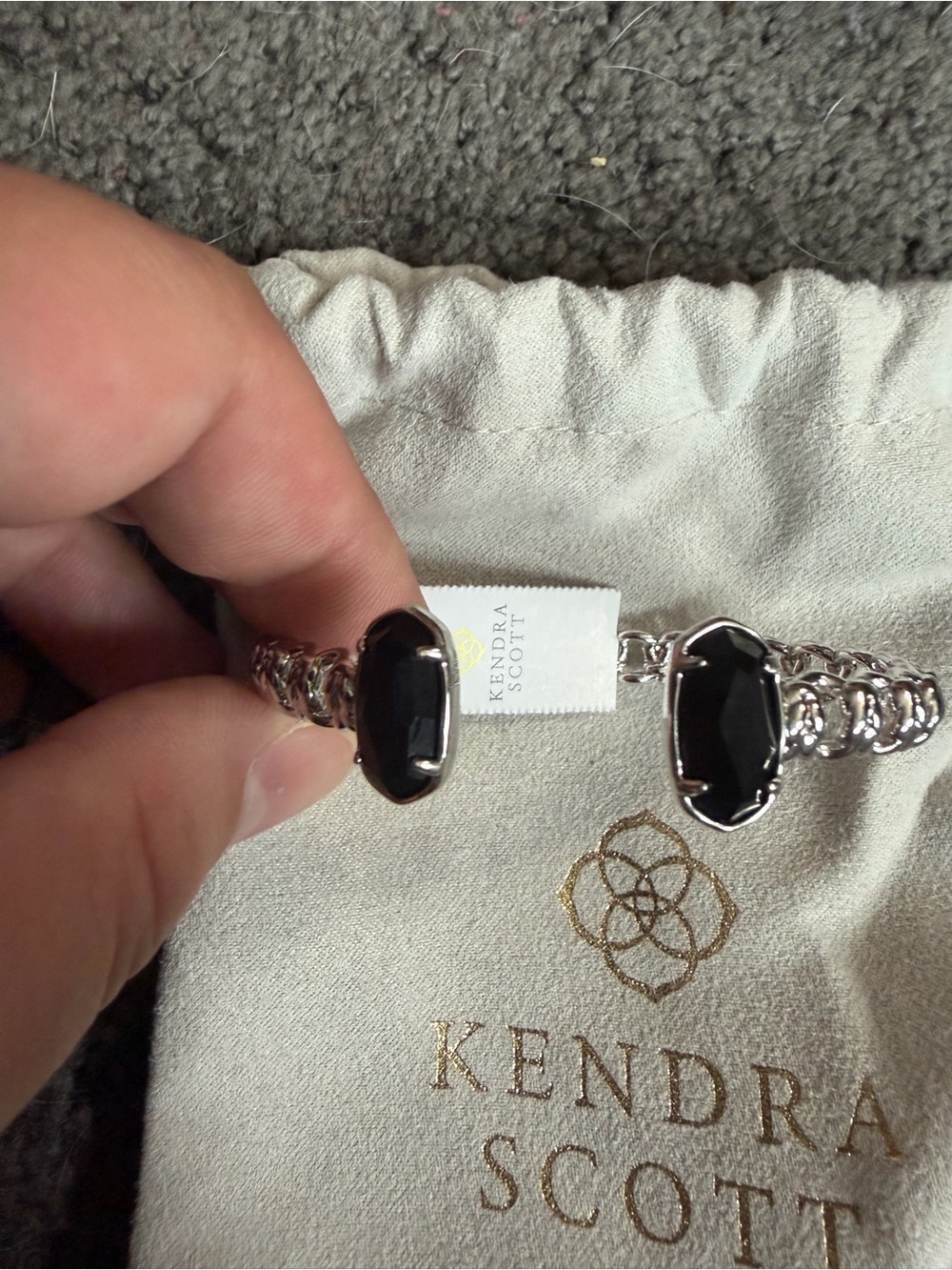 Kendra Scott Silver Elton Macrame Bracelet